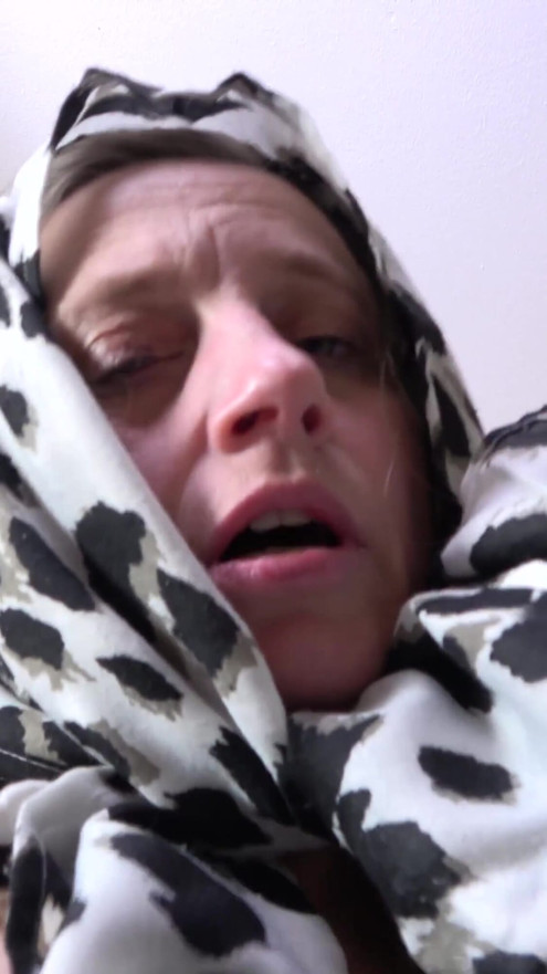 ugly granny shows us her big cervix