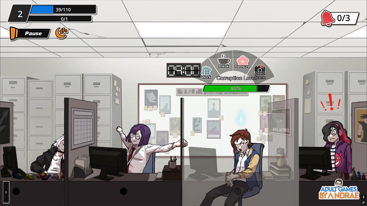 Femboy Ghost Gameplay Part 1 – Discreet Masturbation at Work