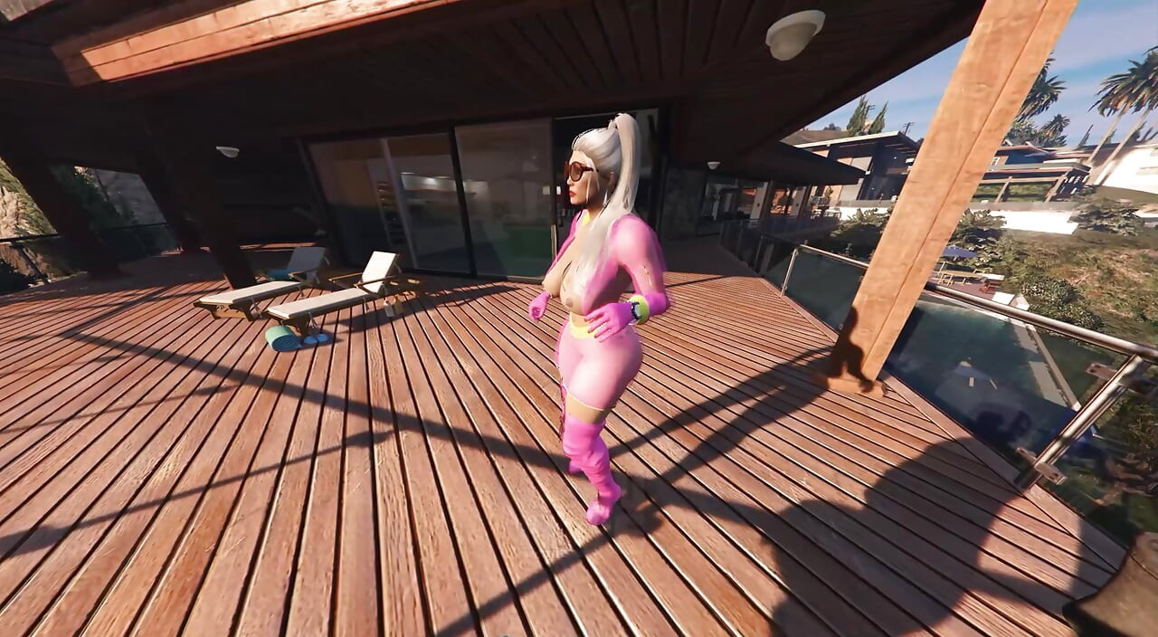 GTA 5 Franklin Hires Premium Lady in his Vinewood Mansion PART1