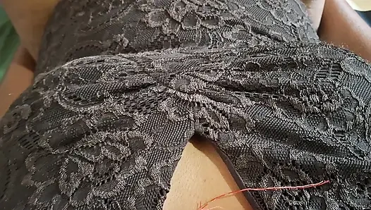 Натуральные большие сиськи грудастой мачехи-милфы