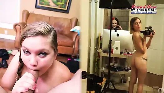 Lauren And Pixie Curvy Coeds Rimjob Deepthroat Passionate Swallow!