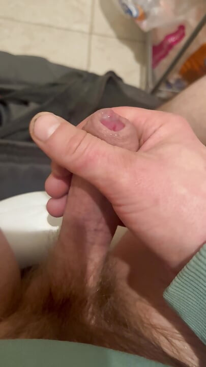 Guy Masturbates in the Toilet, Filming Close-up and in the Toilet