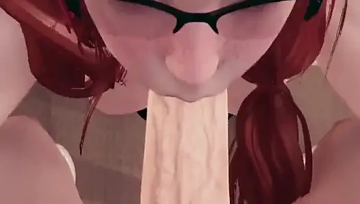 MILf-stiefmutter hilft ihrem stiefsohn, zweimal zu kommen