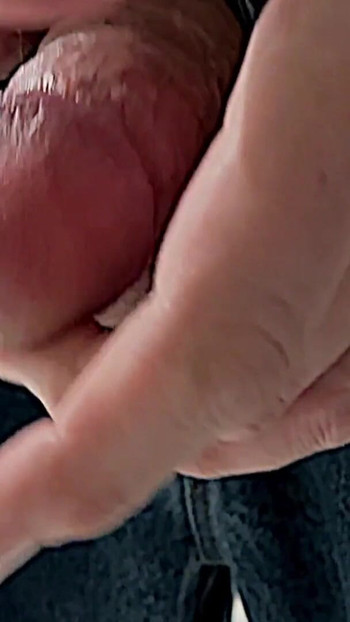 Captivating moment from "Semi Hard Cock Hanging out of Jeans"