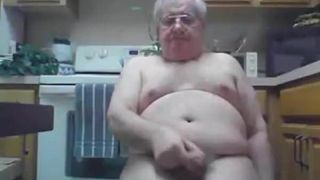 Abuelo golpe en webcam