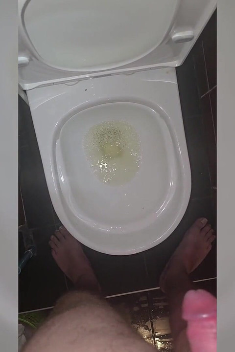 Jimbob Pissing in Toilet