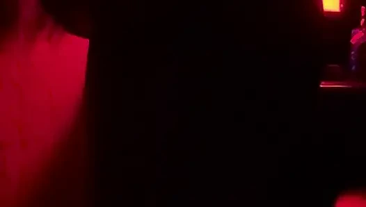 Intense Romanic Sex in Red Room Leads to Creampie After Blowjob