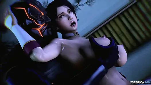 Momiji vs Raidou