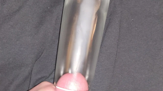 shooting into a glass
