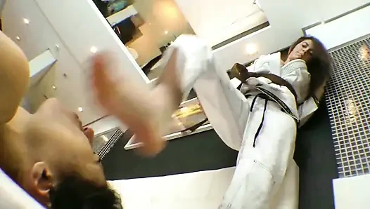 Karateka Feet Face by Pandora Cruel and Slave Pat