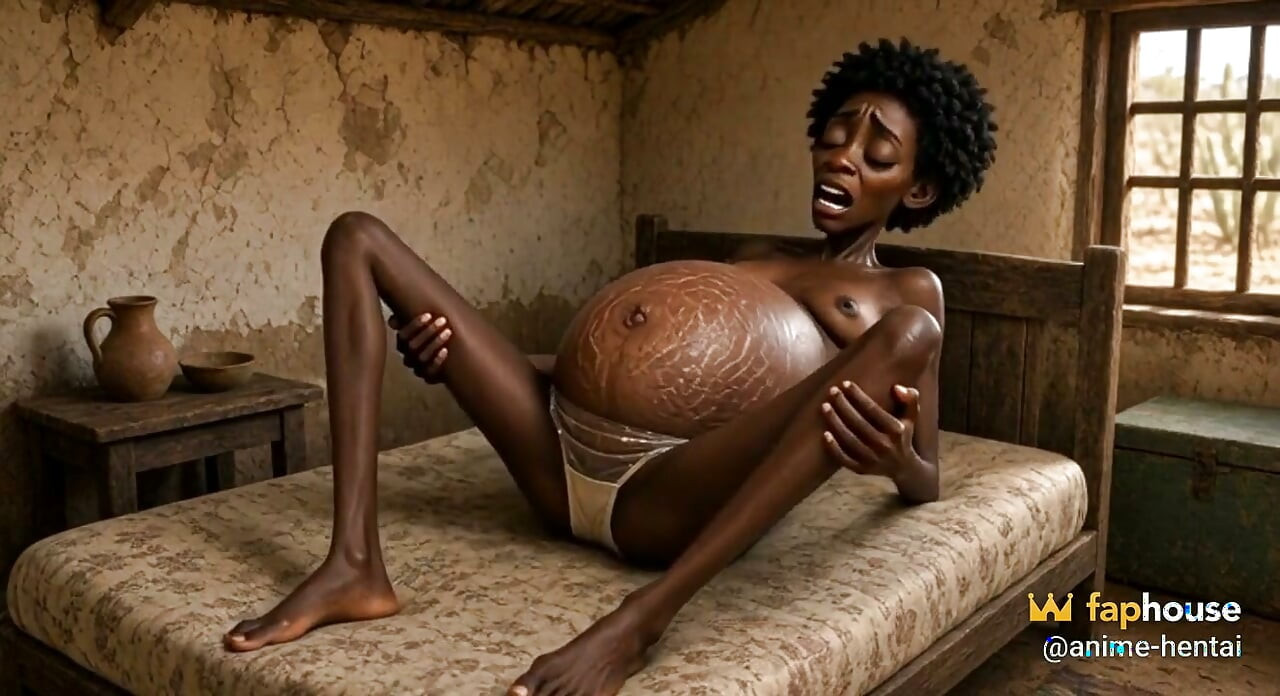 Poor 9-month Pregnant Woman Cums Uncontrollably and Craves a Cock in Her Loose Pussy
