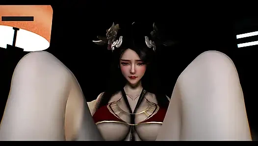 Animierte versuchung: Die kurvigen füchsin-Dateien - 3D-Animation Hentai