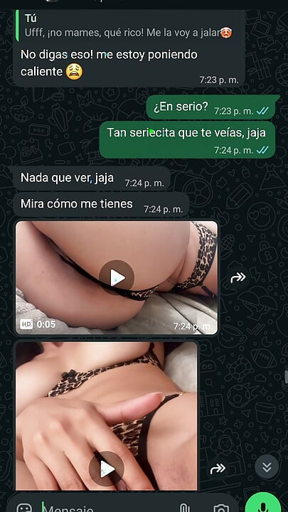 The WhatsApp chat with my best friend's boyfriend got very hot