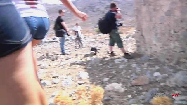 Two Horny French Girls Have Sex Outdoors with Two Guys