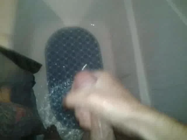 Self masterbation in shower