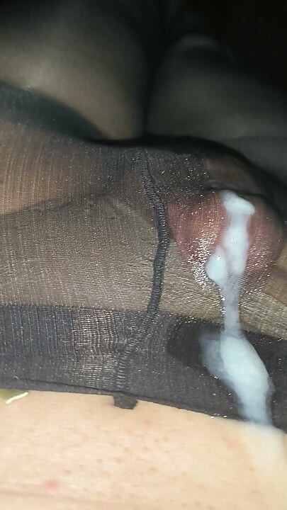 I STOLE BLACK SEXY SHINY TIGHTS FROM A FRIEND'S MOM IN HER ROOM IN THE CLOSET AT NIGHT, IMMEDIATELY PUT THEM ON IN HER OWN ROOM AND CUM HARD THROUGH