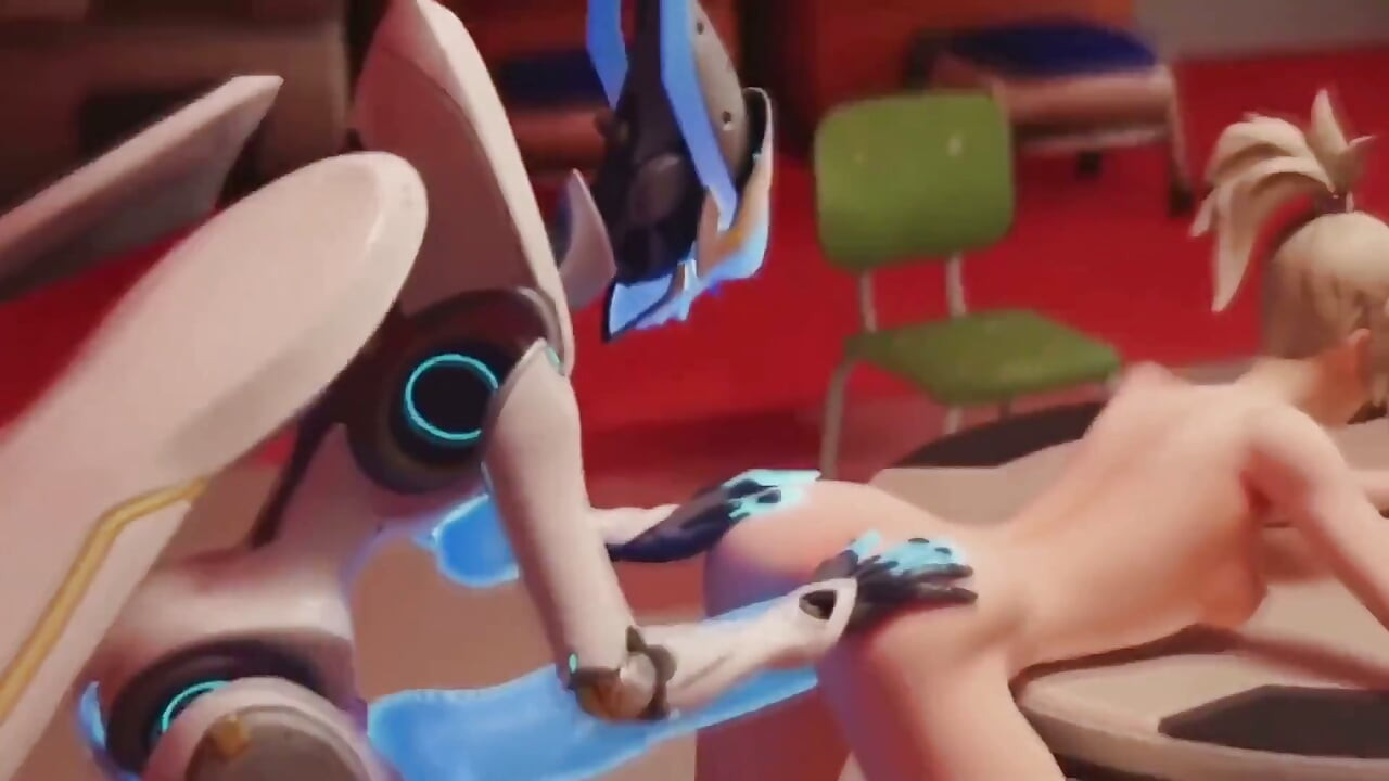 Futa Echo mengongkek Belas kasihan| Overwatch parodi