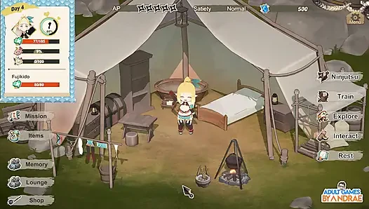 Melarikan diri, peri ninjaku! Gameplay 3d bagian 2 - latihan dan eksplorasi lizet dimulai