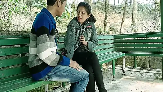 18 Year Old Indian College Boy Hot Sex with Mature Desi Bhabhi Punam