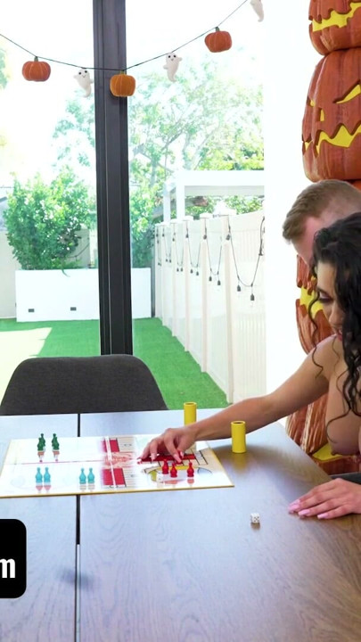 Anya Invited Her Best Friend Amirah Over For A Board Games & Freeuse Sex Party With Her Stepbro | Clip 1