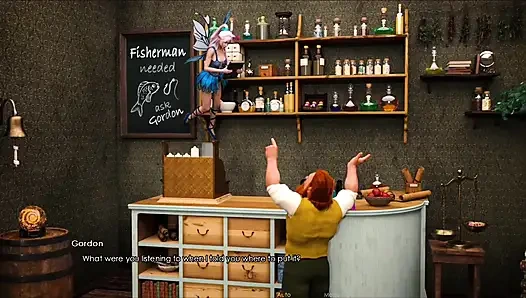 Lust academy #8: faith gave me a massage, Adelle is almost nude at the club