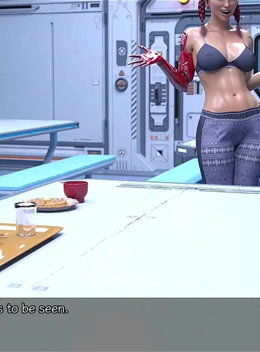 Stranded in Space - Public Handjob