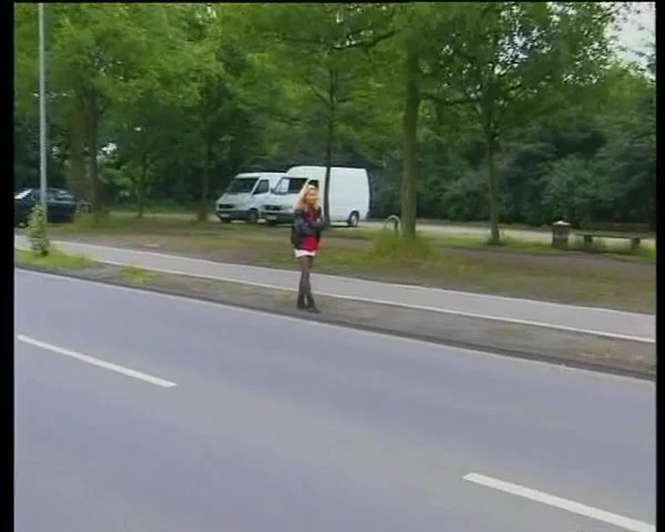 German street whore secretly filmed in Duisburg - 80s retro
