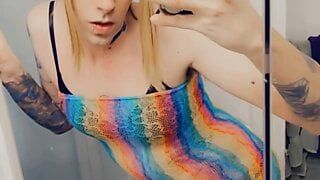 Rainbow Girl Loves to Fuck