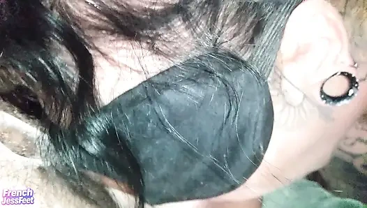 Aku bikin dia crot di mulutku malam ini!