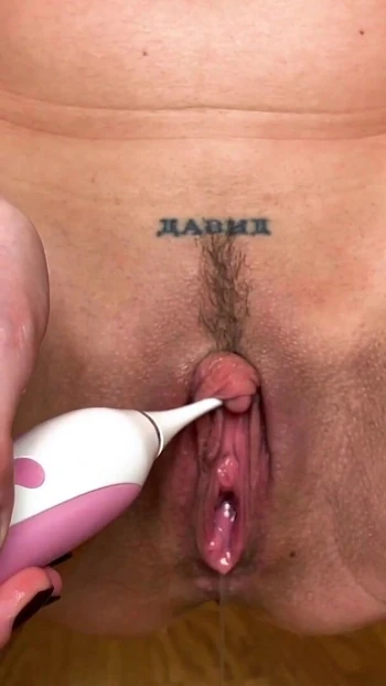 Stunning moment from "Grooling, Squirting Slut, Clitoral Orgasms"