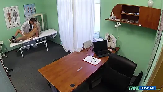 Fake Hospital - Beautiful Squirting Blondes Migraine Cured by My Cock