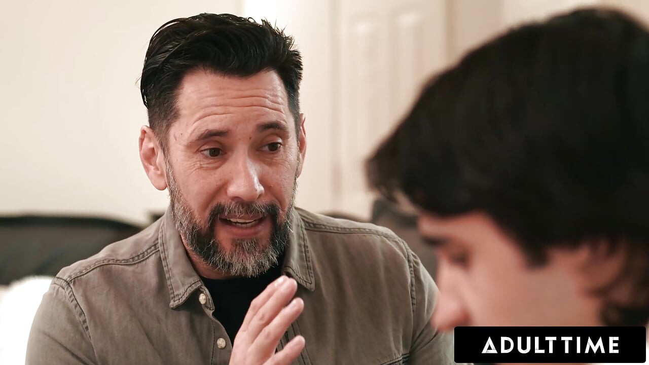 ADULT TIME - Virgin Boy Teams Up With Stepdad To Fuck Horny Blindfolded Stepmom Dana Vespoli