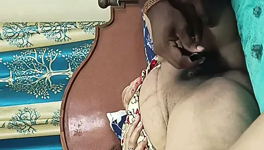 Desi Beautiful Stepmom Pussy Shaving with Stepson