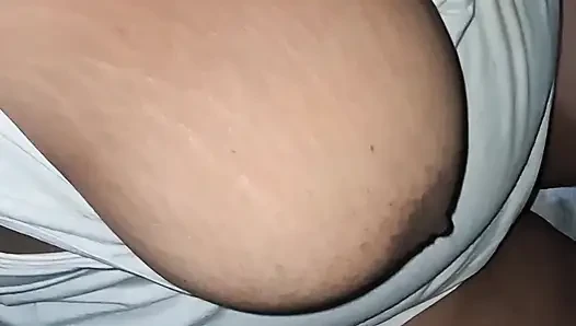 Naughty stepdad passing cock on stepdaughter's tits while stepmom fucks stepson in front of stepsister family sex