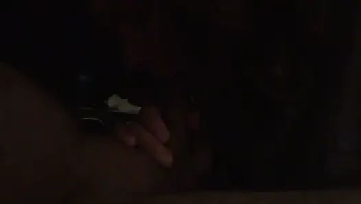 Wife giving me a blowjob. We where testing out a new 4k camera