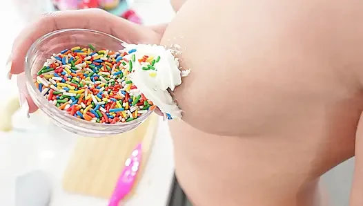 Backen von cupcakes ging völlig schief (so schmutzig)