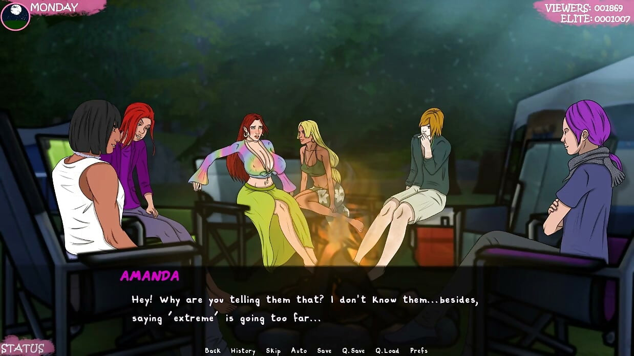 Lust Town - Gameplay - Roleplay - Beach Party Bukkake Facial