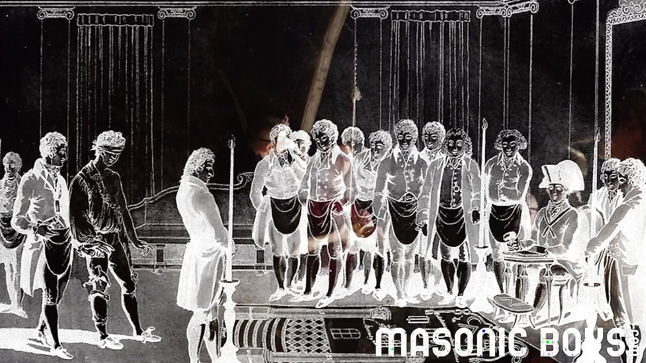MasonicBoys - Bottom submits in gay ritual with Ace Banner Reece Scott