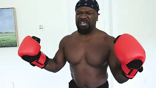 Paris Love и Doc шоколадный боксерский матч