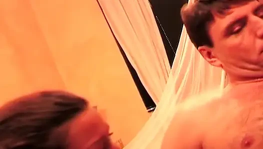 Two Horny MILFs Drench His Face in Sloppy Spit Tears