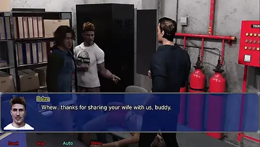 Istri kantor #24 - stacy dientot sama pria-pria di kantor... Jason menyetubuhi stacy di dalam mobil dan orang asing bergabung.