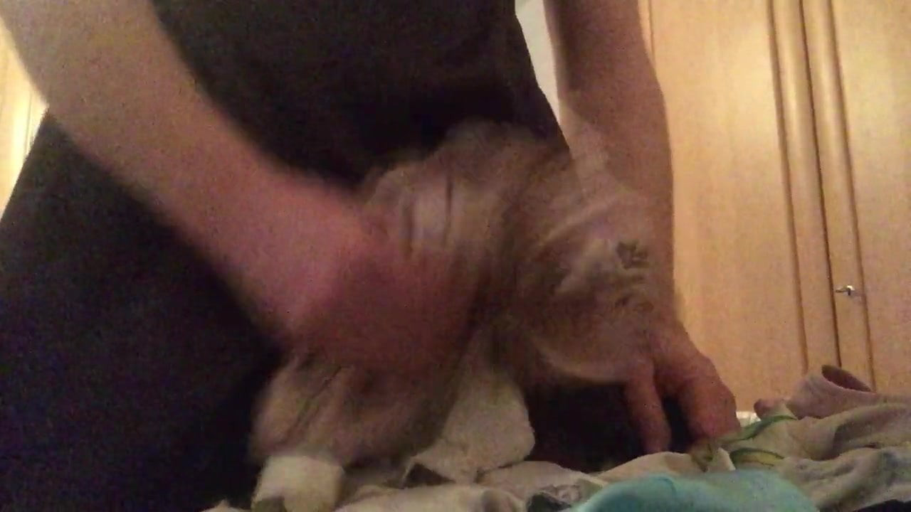 Wanking with Satin