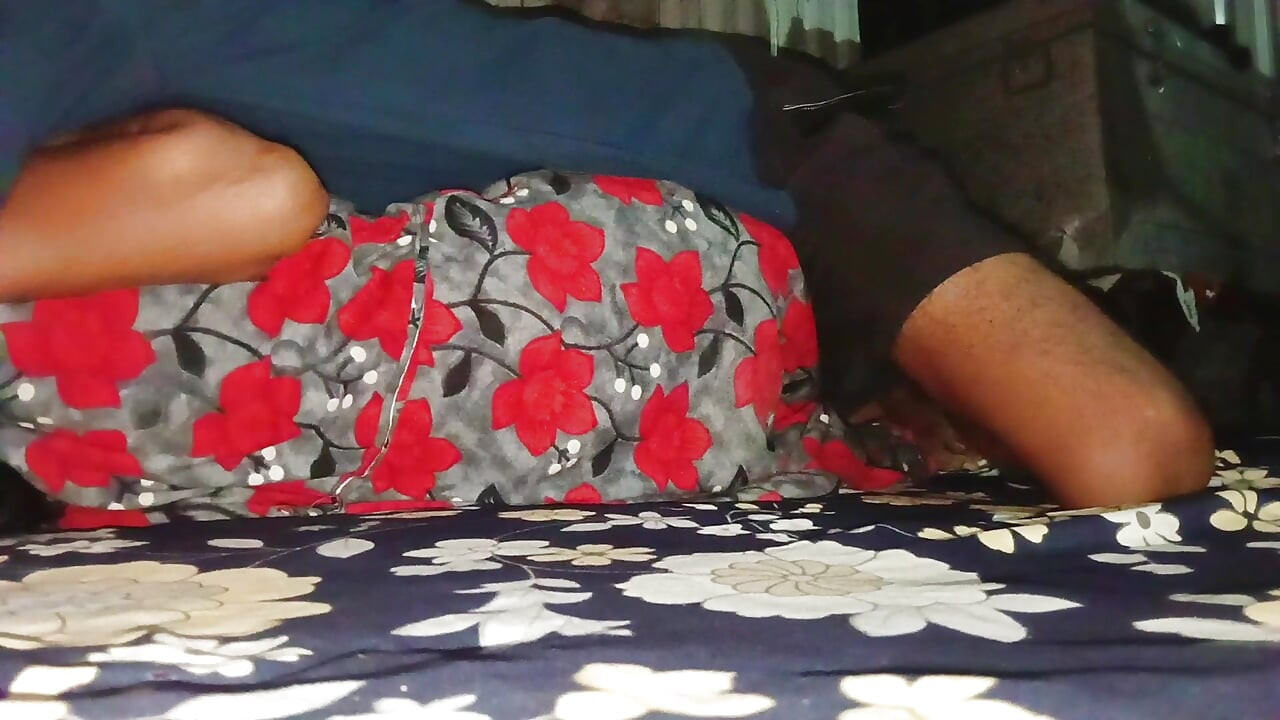 Beautiful wife was angry with her husband, husband persuaded her and had sex with him with Hindi audio