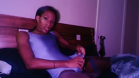Purple Dream Spandex Bad Girl Bulge Cumshot I love spandex.