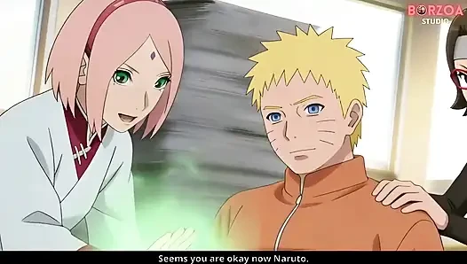 Naruto ngentot dan crot di dalam memek sarada saat sakura lagi nonton, dia ngkhianati boruto (hentai tanpa sensor)
