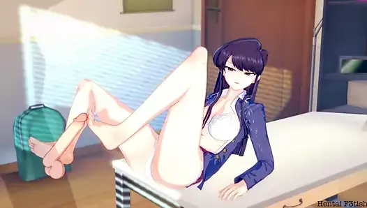 Komi Gives Pleasure By Feet Only