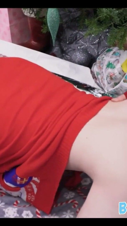 Two Twink Step Brothers Fuck Under Christmas Tree | Clip 1