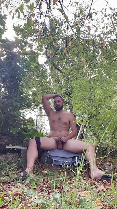 Boy in the woods