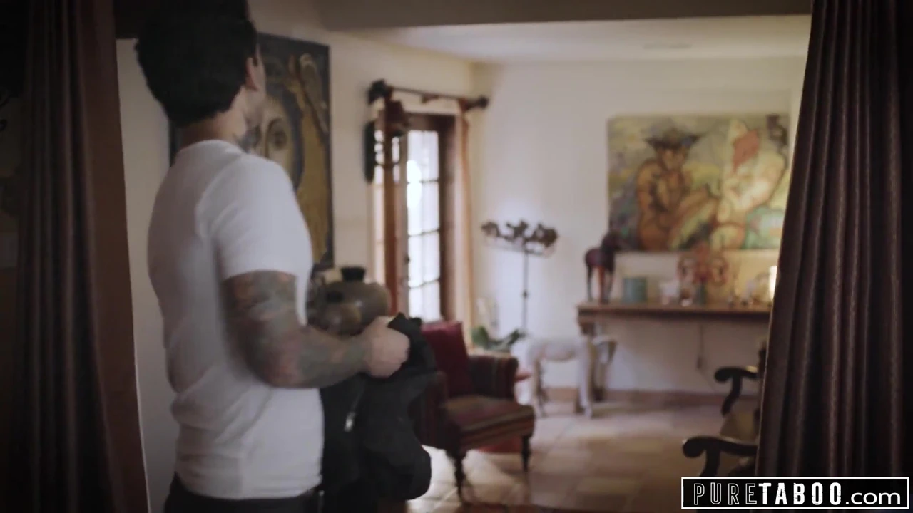 PURE TABOO Stepbrother Catches His Stepsister Fucking Stepdad