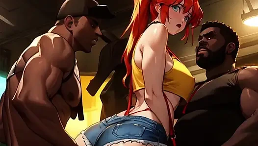 Misty vergisst alles über pokemon, als sie ihren ersten bbc sieht